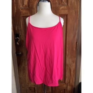 Lane Bryant hot pink layering camisole